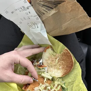 Metal bolt in my McDonald&apos;s McChicken