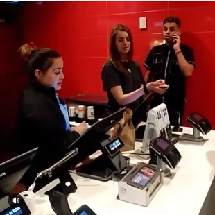 a woman talking on her cell phone