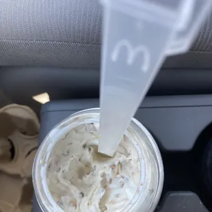 Peanut butter crunch McFlurry