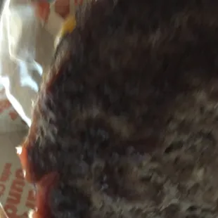 Burnt meat how yummy!