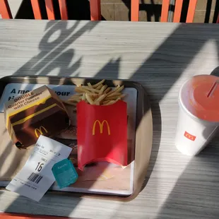 double quarter pounder with cheese combo with fries and a drink