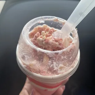 5/15/23 (mon): Strawberry Shortcake McFlurry. Pretty darn good