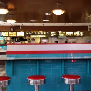 The over head menu very nice very easy to read real nice