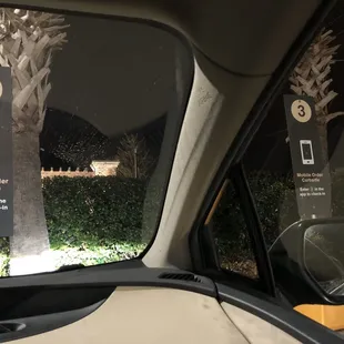 Mobile Order Curbside 3 and 4. There's no 1 or 2.