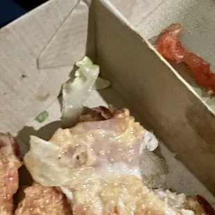 Raw Spicy Chicken Sandwich Meal