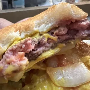 Raw Quarter Pounder with Cheese