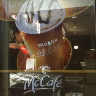 a cup of coffee and a donut