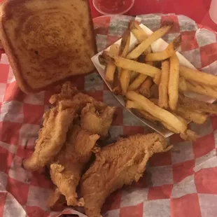 Chicken strip basket