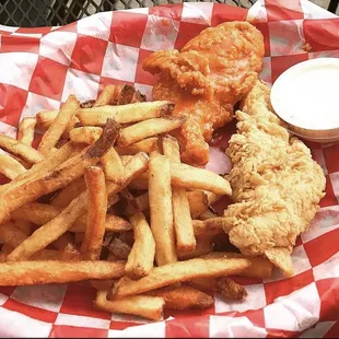 fish and chips, food