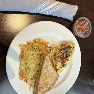 Omelette, split order.