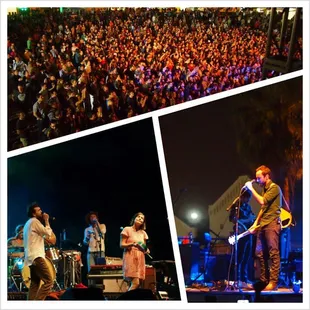 Stunning sight from the stage