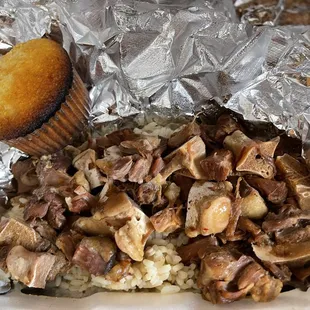 a plate of food