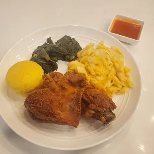 a plate of food