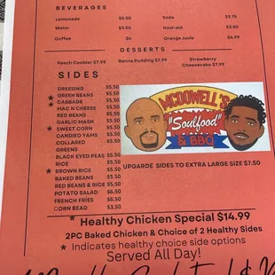 pizza, menu