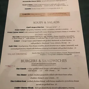 Menu Front