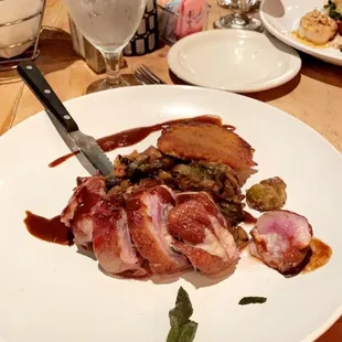 Duck Saltimbocca