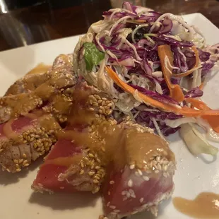Sesame Encrusted Tuna salad