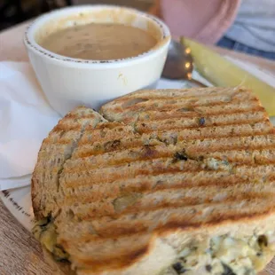 Spinach artichoke panini