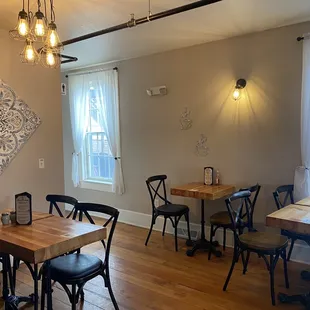 Seating in the main room