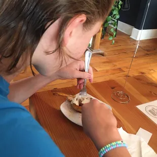 A slick cinnamon roll