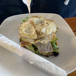 Smoked Trout Salad open faced toast