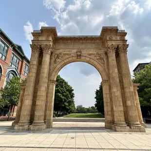 Union Station Arch is the big highlight of McFerson Commons.