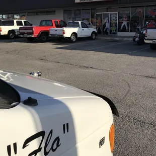 cars parked in a parking lot