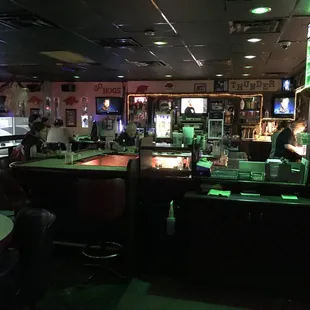 people sitting at the bar