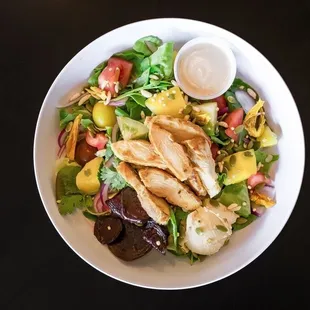 a bowl of salad