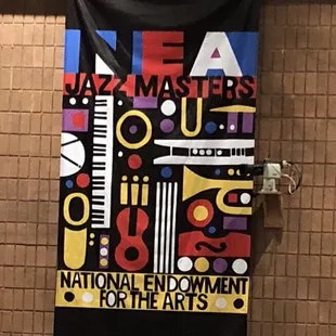 a banner for the national endowment for the arts