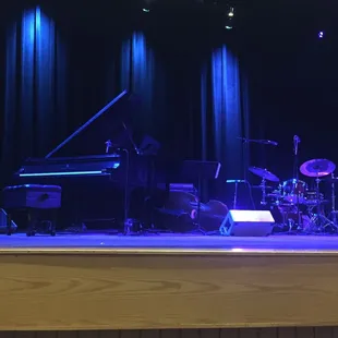 Moments before showtime