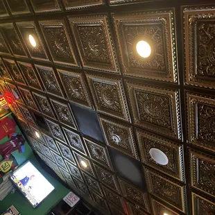 Love the ceiling tiles