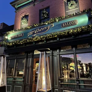 Outside front entrance