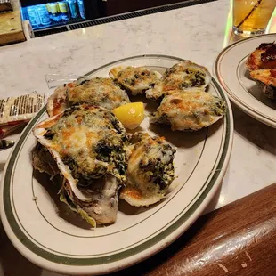 Oysters Rockefeller