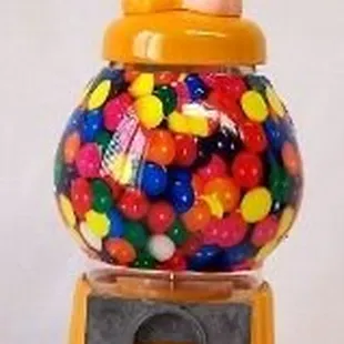 How cool is he Garfield bubble gum machine, $10