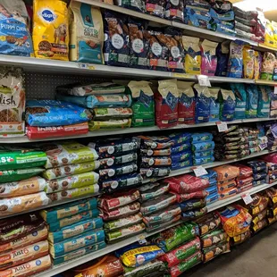 Pet food  at Mcgarys 40% to 60% off retail, Blue Buffalo, Farmers Market, Rachael Ray, Purina, and more.