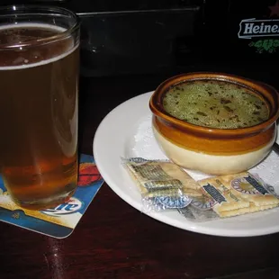 Sam Adams Summer Ale with Chicken Soup with Rice - Total of $9.45