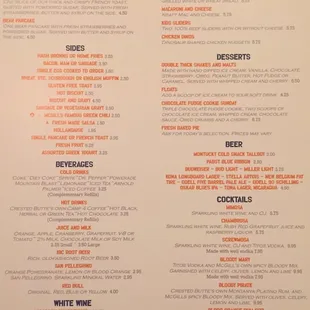 CHILDREN'S MENU / BEVERAGES