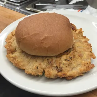 McGill's serves huge hand Breaded Chicken Fried Steaks
