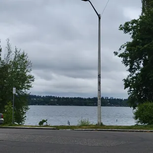 Today&apos;s brunch view of a quiet lake