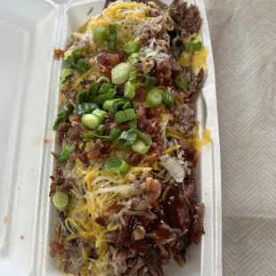 Loaded potato, brisket