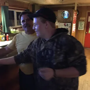 My sons getting his first shot on his 21st b day!