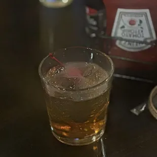 Smoked old fashioned