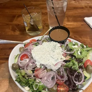 Here is my Hen salad either my Tea