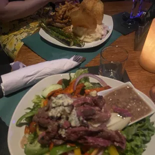 Ribeye Steak  &amp; Grilled Ribeye Salad