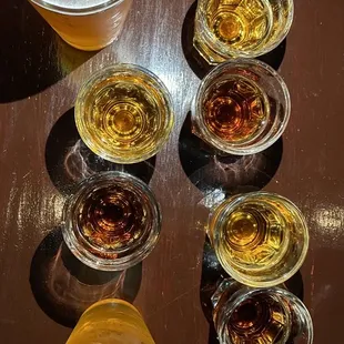 Post work catchup.  Jameys, Plinys and Chasers.