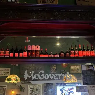 Irish Whisky selection