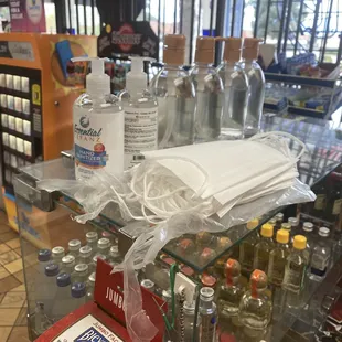 We are open and carrying hand sanitizer and face masks :)