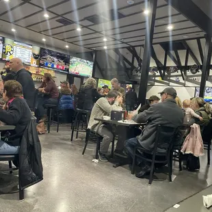 Great sports bar. It is definitely loud with the tvs.