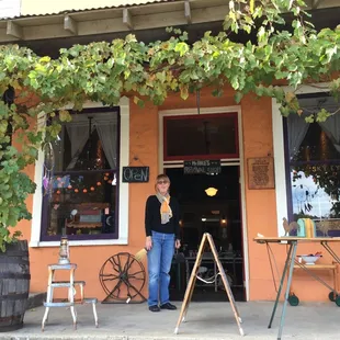 Front of McHales with one of the owners.